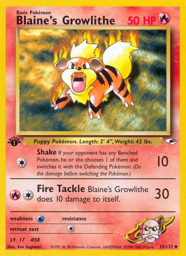 Blaine's Growlithe